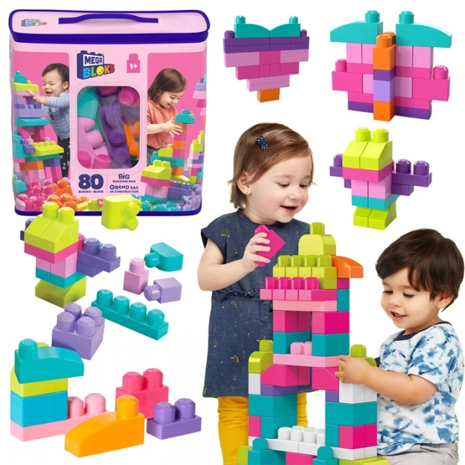 Kreativne gradbene kocke Mega Bloks za deklice