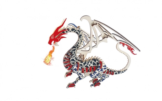Leseni 3D puzzle Zmaj