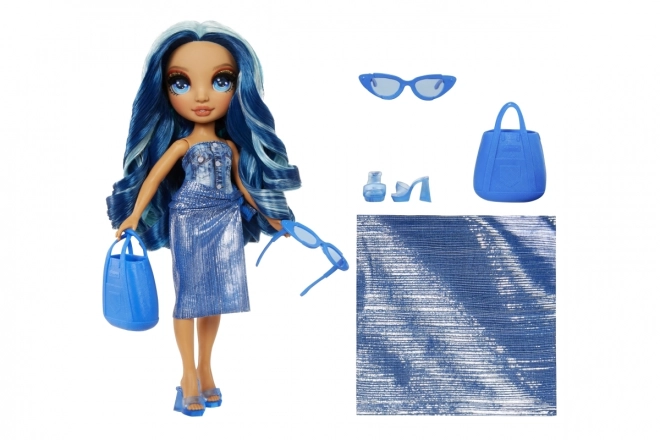 Rainbow High Moda lutka v kopalkah - Skyler Bradshaw