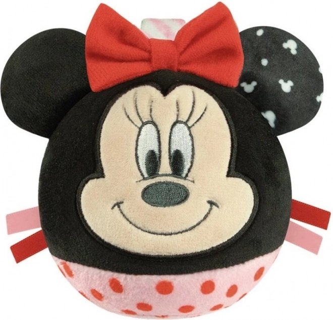 Clementoni Baby plišasta žogica Minnie z ropotuljico