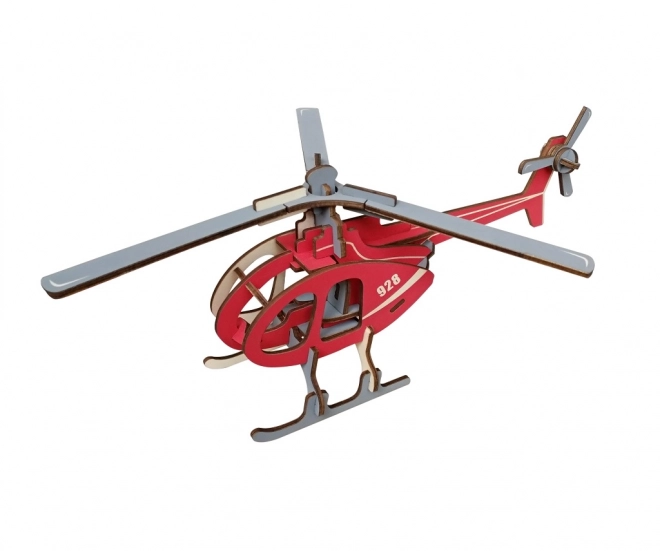 Lesni obrti Leseni 3D sestavljanka Helikopter