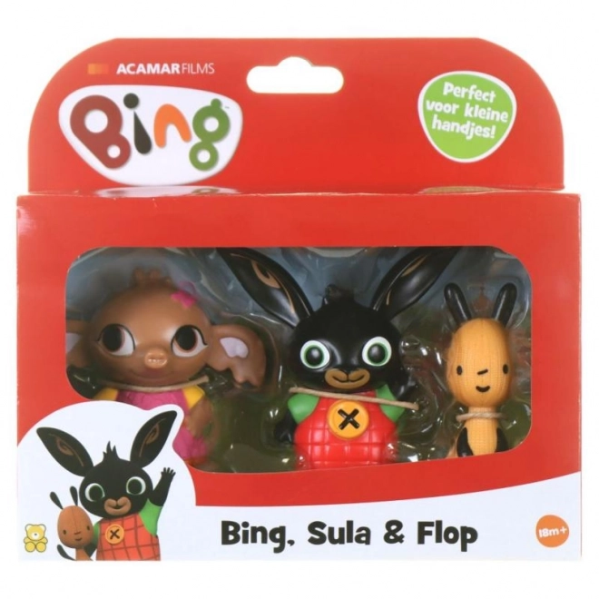 BING IN PRIJATELJI FIGURICE 3 kosi v pakiranju - Bing, Flop, Sula