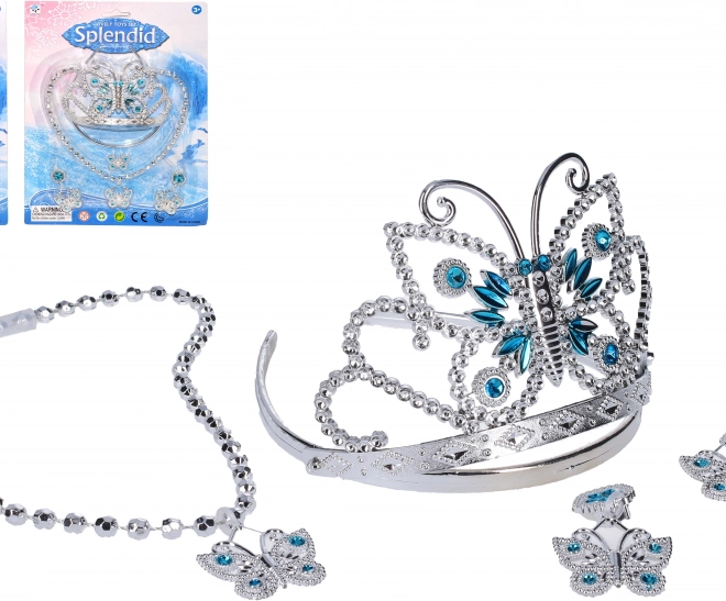 Princesin komplet nakita za otroke, 4 kosi