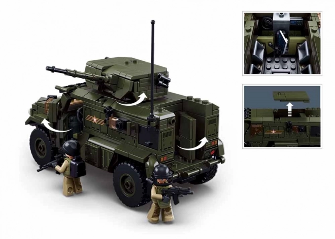 Sluban Model Opeka M38-B1179 Oklepno bojno vozilo Tajfun