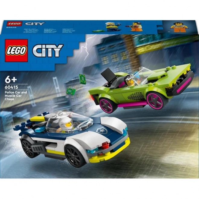 LEGO® City 60415 Policijska avtomobilska dirka in športni avto