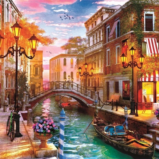 Clementoni Puzzle Zahod sonca nad Benetkami