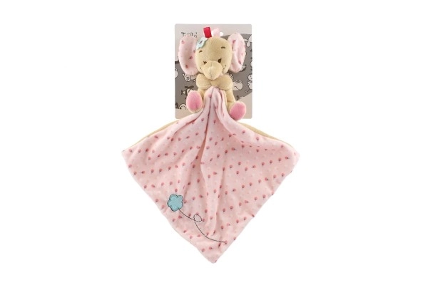 Plišast slonček roza 25x25 cm – Roza