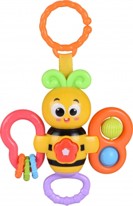 Igriva čebelica s sponko 14 cm