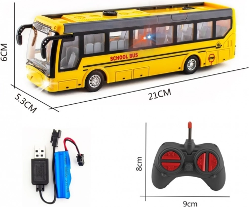 Daljinsko voden šolski avtobus 1:30
