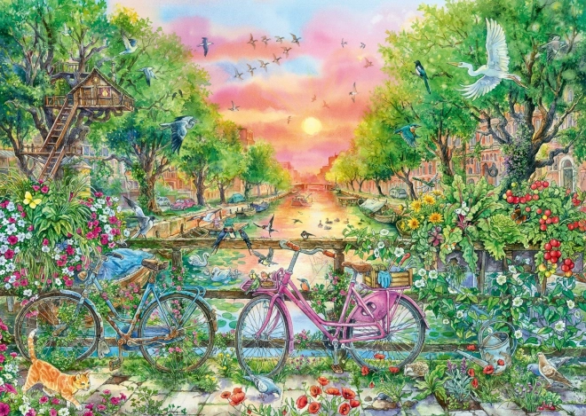 RAVENSBURGER Sestavljanka Kolo v Amsterdamu 1000 delov