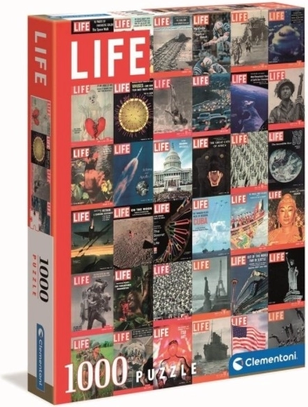 Clementoni puzzle Life: Covers 1000 koščkov