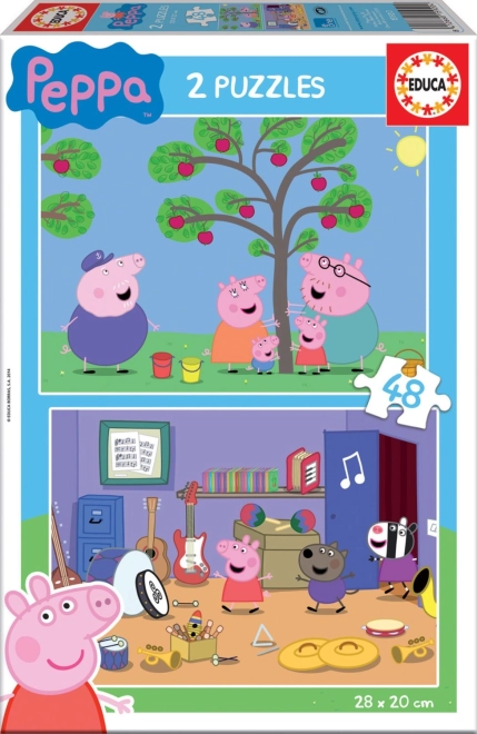EDUCA puzzle PUJSA PEPA 2×48 kosov