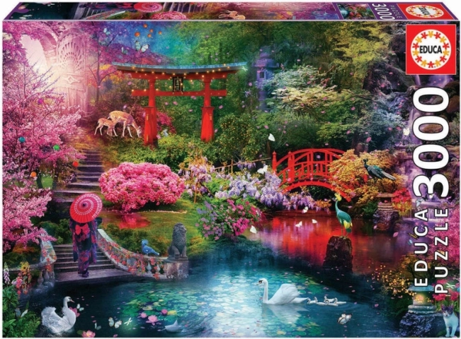 Educa Puzzle Japonski vrt 3000 koščkov