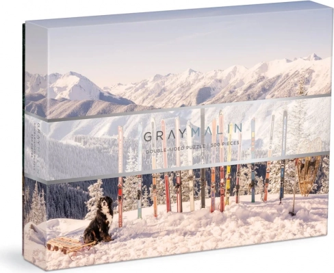 Dvosmerne puzzle Zimske počitnice 500 koščkov GRAY MALIN