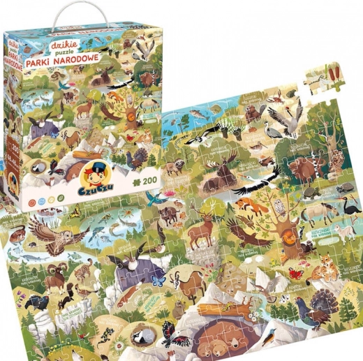 CzuCzu Divoce puzzle Narodni parki 200 koščkov