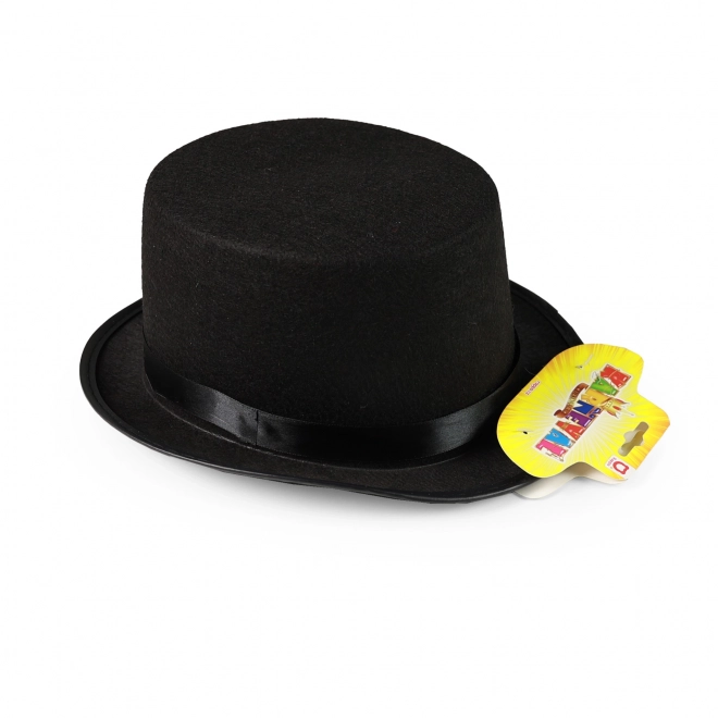Eleganten črn cilinder za odrasle