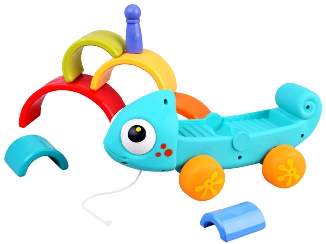 Barviti kameleon igrača montessori 18m+