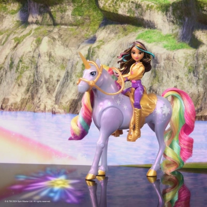 Svetlobni samorog in figura Sophia & Wildstar