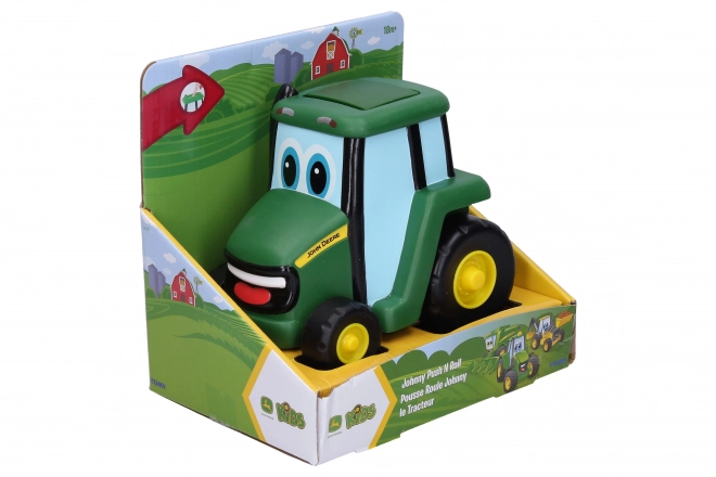 JD Kids John Deere - Traktor Johnny pritisni in vozi 15 cm