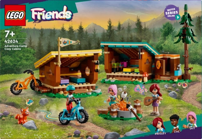 LEGO Friends 42624 Udobne brunarice na pustolovskem taboru