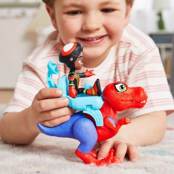 Spider-man spidey in njegovi neverjetni prijatelji figurica z dinozavrom in dodatki
