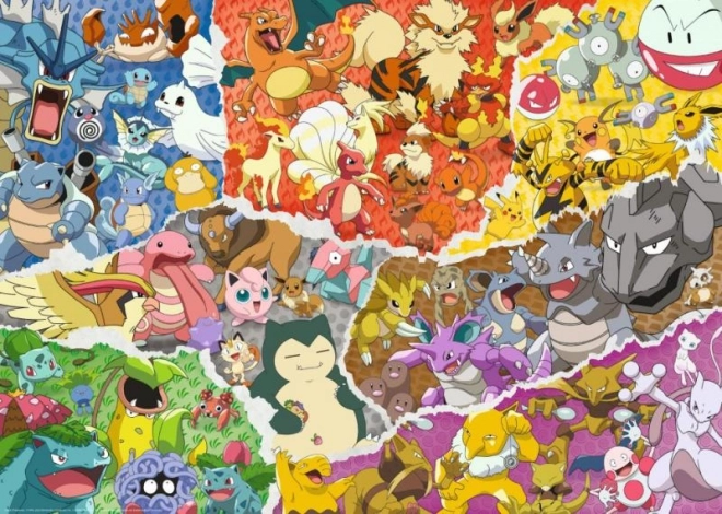 Puzzle Poke9mon 1000 kosov