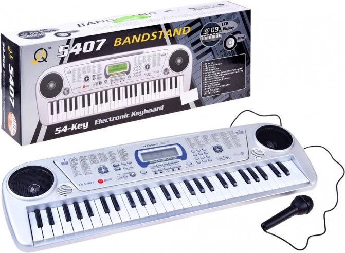 Elektronsko klaviaturno glasbilo z mikrofonom 54 tipk MQ5407