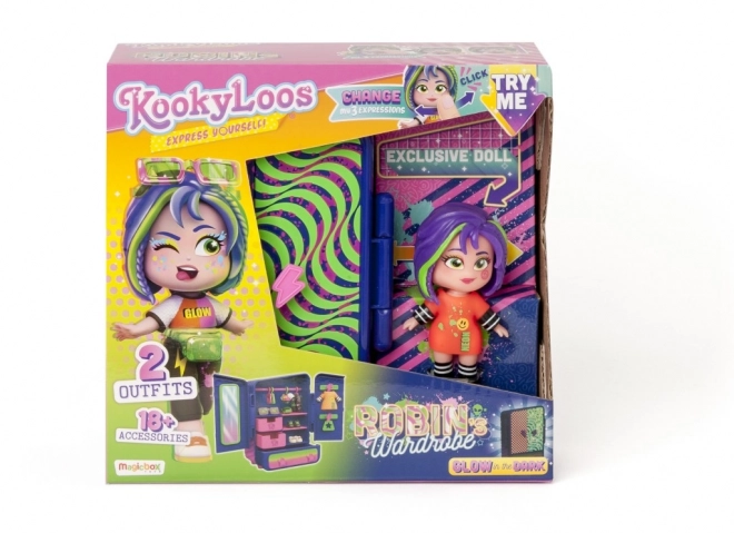 Lutka KookyLoos Robin in garderoba