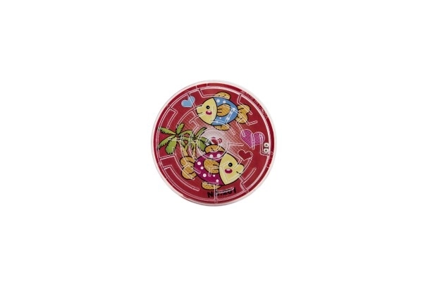 Plastična uganka z kroglico 7cm