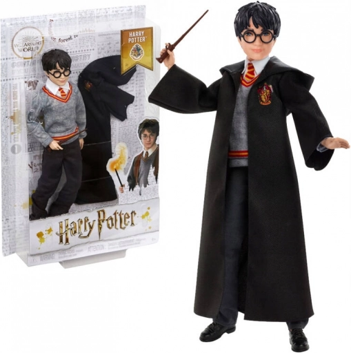 harry potter – punčka iz hogwartsa s paličico in plaščem