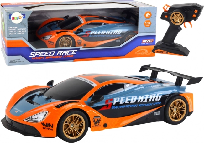 Velik RC športni avto 1:10 oranžen