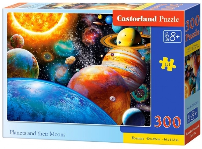 Sestavljanka planeti in njihovi meseci 300 kosov