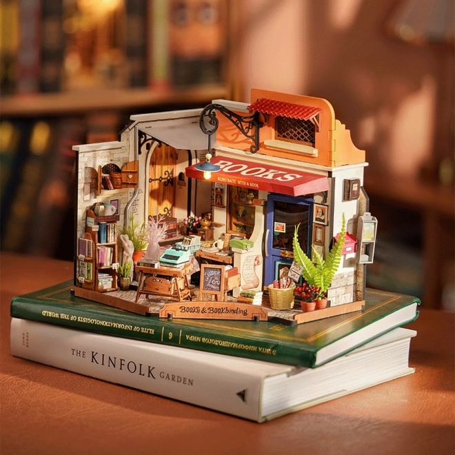 RoboTime Miniatura domečeka Knjigarna na vogalu
