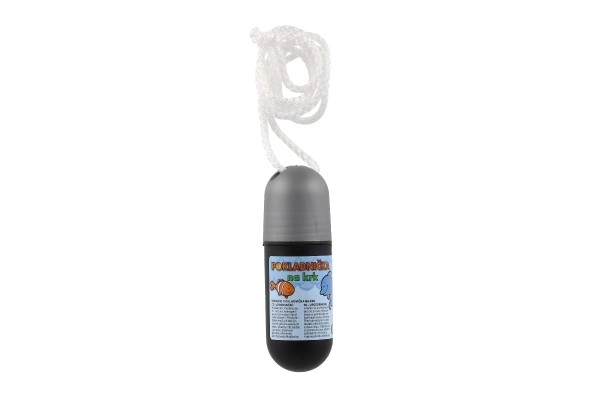 Skrinjica za okrog vratu s trakom 11,5 cm plastika, mešanica barv
