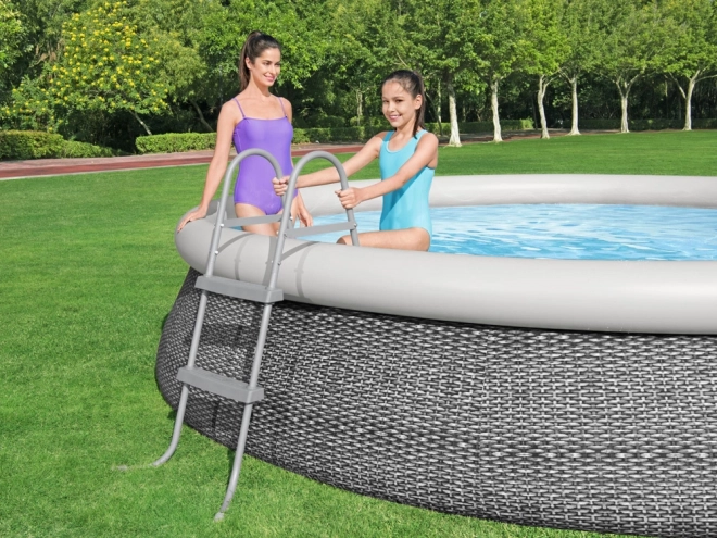 Bestway kovinska lestev za bazen 84 cm