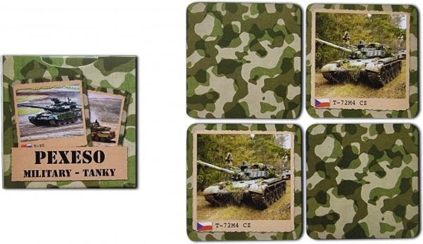 Pexeso Retro Vojaški Tanki