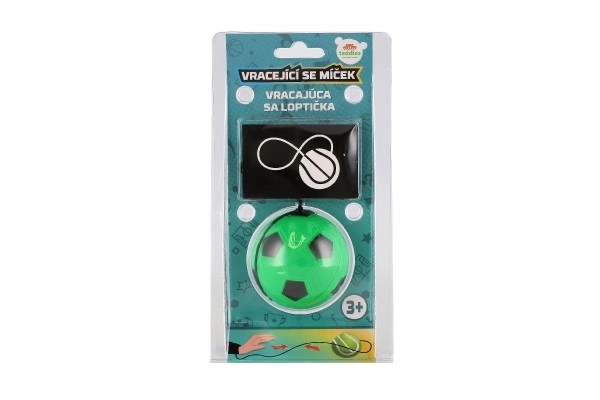 Vračajoča se gumijasta žogica 6cm 4 vrste v blisterju