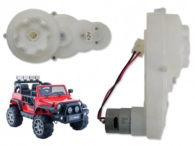Motor + menjalnik 12V 11000RPM za vozilo HP012