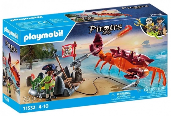 Playmobil Pirati: Bitka z ogromno rakovico