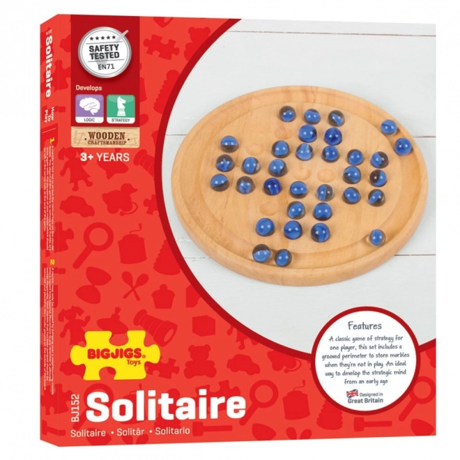 Bigjigs Toys Leseni solitaire