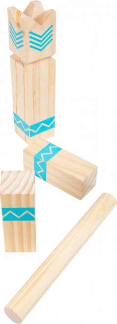 Majhne lesene Kubb kocke Viking