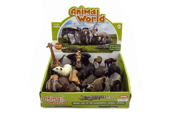 Safari ZOO živalske figurice plast 10cm mešanih vrst - 1kos