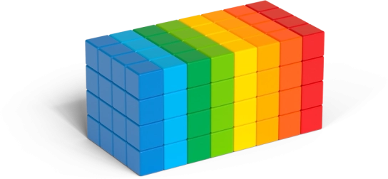 Geomag Magicube Full Color – magnetne kocke, 128 kosov