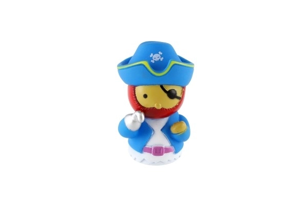 Piratska lutka na prste 5 kosov guma 6cm na kartici 16,5x20cm