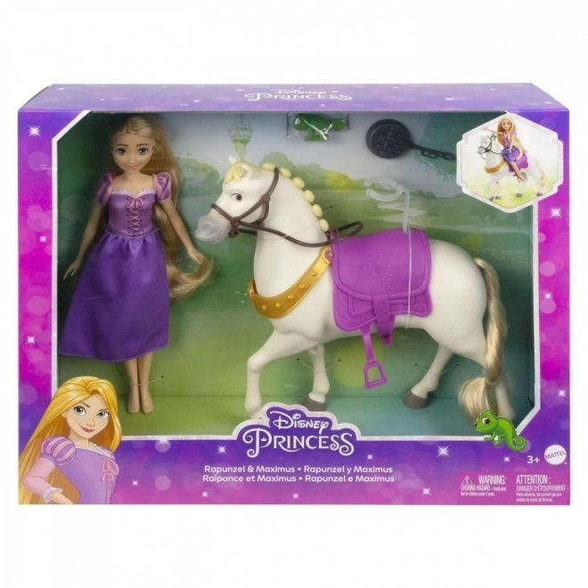 Disney princesa Rapunzel in Maximus