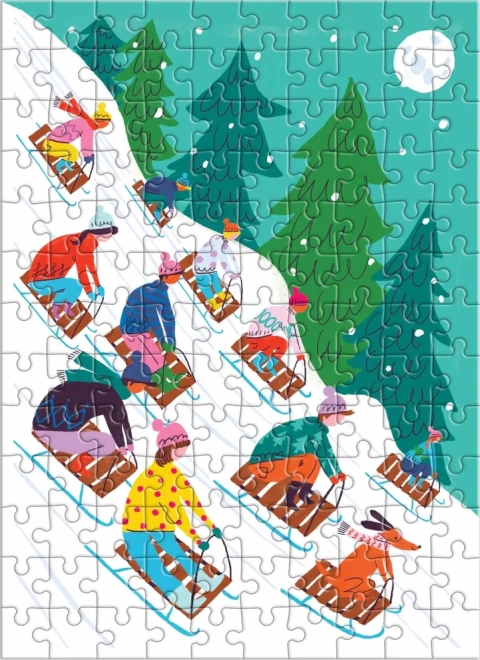 Mini puzzle Sankanje - 100 kosov