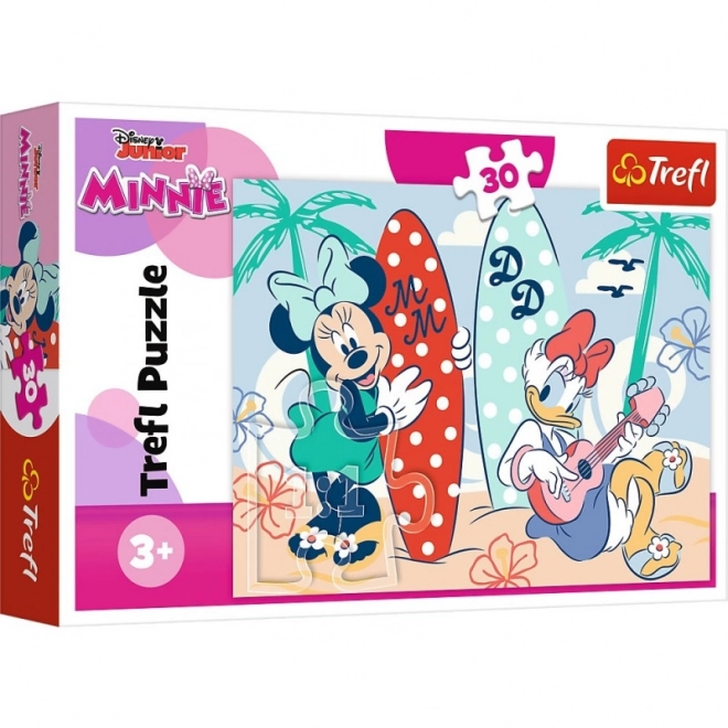 Puzzle Barvna Minnie 30 kosov