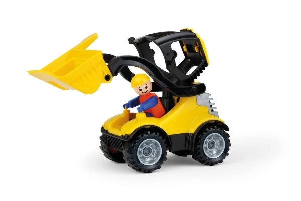 Auto Truckies nakladač plast 20cm s figurico v škatli 24m+