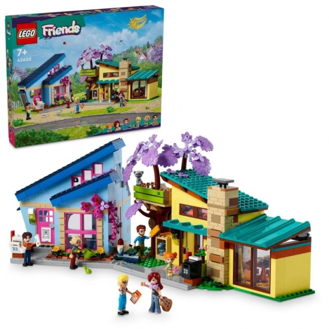 LEGO® Friends 42620 Družinske hiše Ollyja in Paisley