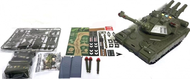 Tankovski transporter – igralni set z lučmi in zvoki